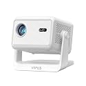 【Officially-Licensed APP &amp; 1800 ANSI】Smart Mini Projector with WiFi and Bluetooth 4K Support, VOPLLS Auto Focus/ Keystone Outdoor Portable Movie Phone Video Proyector for Bedroom/Home/Wall/Ceilling