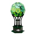 Officially Licensed FIFA World Cup 2026 3D Wooden Soccer Ball Puzzle, 165-Piece DIY Assembly Model Kit, Soccer Collectible Desk Decor for Home Office Bar Shelf, Gift for Soccer Fans -Mexico Mood