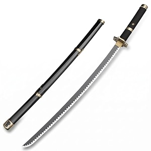 offo anime wooden practice katana  inspired by zoro yubashiri from one piece  lightweight training prop for cosplay martial arts practice amp decorative display
