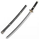 OFFO Anime Wooden Practice Katana – Inspired by Zoro Yubashiri from One Piece | Lightweight Training Prop for Cosplay, Martial Arts Practice &amp; Decorative Display