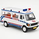 Made of Non Toxic Plastic Toys Ambulance Vehicle Car, Pack of 1, Pull Back Action Toys, with Soft Edges Around 15 CM in Length &amp; 100 gram. Color White. (White)