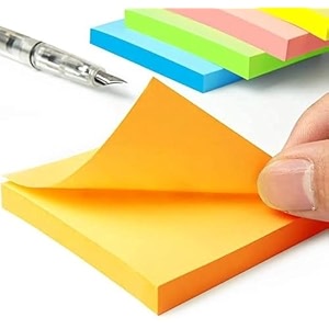 ofixo sticky notes 3x3 self-stick notes 5 bright multi colors purple sticky notes 400 pcs