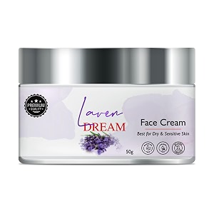 og beauty laven dream face cream  deep moisturization amp hydration for clear softer amp smoother skin  promotes even toned skin  sls amp paraben free formula  50 gm