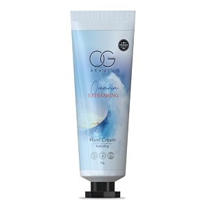 og beauty ocenia refreshing hand cream  hand lotion for dry and rough hands  moisturizes and nourishes for softer smoother skin  for both men amp women  50 gm
