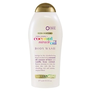 ogx extra creamy  coconut miracle oil ultra moisture body wash 195 ounce