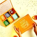 OH CHA - Assorted Tea Gift Set | Tea Bags Gift Box + Multiflora Honey | Trim, Dream, Glow, Boost and Calm Flavors | Healthy Detox Green Tea for Weight Loss, Good Sleep, Skin & Hair Care | 100% Natural Ingredients | Wellne