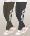 OHGORY Pack of 2 Men Striped Green