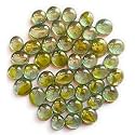 OhhSome [1KG] (Green Transparent) Pebbles/Stones for Bamboo Plant/Balcony/Bottle Craft/Fish Tank/Fish Bowl