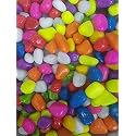 OhhSome [1Kg] Multi Color Crystal Round Shaded Marbles Aquarium Pebbles For Vase Fillers Glass Gems Stone Table Scatter Landscaping Aquarium Fish Tank Party Decoration Crystal Rocks