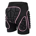 OHMOTOR Padded Shorts Snowboarding Skiing for Women Men, Skating Butt Pad Guard, Impact Crash Pants Shorts Hip Protection