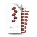ohora Semi Cured Gel Nail Strips | Brown, Solid | N Brick