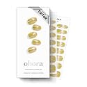 ohora Semi Cured Gel Nail Strips (N Mustard Ray) - Works with Any Nail Lamps, Salon-Quality, Long Lasting, Easy to Apply &amp; Remove