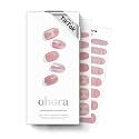 ohora Semi Cured Gel Nail Strips ([2025 Christmas Set] N Santa Cane & N Red Chrome) - Works with Any Lamps, Salon-Quality, Long Lasting, Easy to Apply & Remove