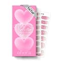 ohora Semi Cured Gel Nail Strips (N Cupid Glitz) - Salon-Quality Valentines Nails, Works with Any Lamps, Long Lasting, Easy to Apply &amp; Remove, Chip Resistant