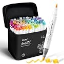 Ohuhu Alcohol Markers 72 Colors Brushamp Soft