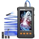 Oiiwak Store Industrial Endoscope 4.3 Inch LCD Screen with 5.5 mm Borescope 1080P HD Micro Inspection Camera 2800 mAh Battery Semi-Rigid Tube (3.5m/11.5ft)