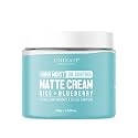 Oil Control Matte Face Cream with Rice &amp; Blueberry Extract, 100g | Ultra Lightweight Moisturizer for Oily &amp; Combination Skin | Alcohol-Free, Non-Greasy