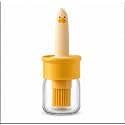 Oil Dispenser Bottle with Silicone Brush for basting chapati, Oil Dispenser for Cooking, Baking,and Grilling