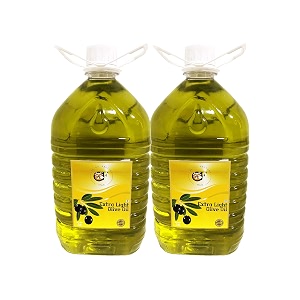 the oil factory extra light olive oil - 5 ltr plastic bottle pack of 2