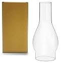 Oil Lamp Chimney 3 Inch Base 9 Inch Height Kerosene Lamp Shade Tall Clear Glass Replacement Lamp