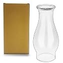 Oil Lamp Chimney 3 Inch Base 8 2/8 Inch Height Kerosene Lamp Shade Tall Clear Glass Replacement Lamp