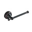 Oil Rubble Bronze Brass Bath Roll Toilet Paper Holder, Wall Mounted Black Bathroom Hardware Accessories, Pattern Carving Design