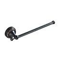 Oil Rubble Bronze Brass Bath Towel Holder Towel Rack, Wall Mounted Black Bathroom Hardware Accessories, Pattern Carving Design