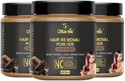 Oilanic Chocolate Hair Removal Powder Combo Pack of 3 Jar 100gms (300gms) Wax (300 g, Set of 3)
