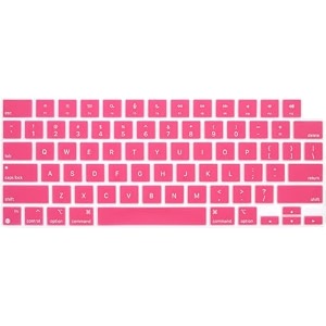 ojos keyboard cover skin compatible with 2025-2021 macbook pro 14 16 inch m4 m3 m2 m1 promax macbook air 1534 13634 m4 m3 m2 chip a3241 a3114 a2941 a3240 a3113 a2681 protector pink