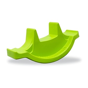 ok play 3 way rocker for kids plastic boat ride on toy ride on push rider toddler baby toy rider n rocker with footrest support for kids indoor and outdoor 2 to 4 years green