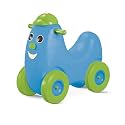 Ok Play Humpty Dumpty Curved Seat Push Rider for Kids (Blue)