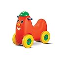Ok Play Plastic Humpty Dumpty Curved Seat Push Rider, Red, Kid