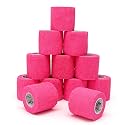 OK TAPE 12 Rolls Self Adhesive Bandage Wrap, Cohesive Elastic Athletic Tape