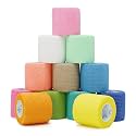 OK TAPE 12 Rolls Self Adhesive Bandage Wrap, Cohesive Elastic Athletic Tape