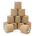 OK TAPE 12 Rolls Self Adhesive Bandage Wrap, Cohesive Elastic Athletic Tape