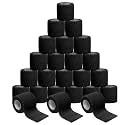 OK TAPE 24 Rolls Self Adhesive Bandage Wrap, Cohesive Elastic Athletic Tape