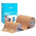 OK TAPE Kinesiology Tape 10" Precut Elastic 20 Strips 2in x 16ft, 2 Rolls