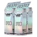 Okamoto Condom | Ultra Thin Condoms for Men | Thinnest Premium Japanese Condoms | Made In Japan | 0.03 mm thin | 003 Platinum (Pack of 4)