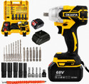 OKASTA 350Nm With Bits Cordless Impact Wrench with Brushless Motor Cordless Impact Wrench