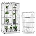 okcool Waterproof Shelf Cover,All Clear Wire Shelf Cover with Zipper,Transparent PVC Clearly Visible.(Fits 48" Wx20 Dx72 H Shelves)