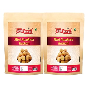 okhli musal brand dry jamnagar mini kachori spicy and crispy gol kachaudee foodie favouritetasty and authentic dry mini kachauri nashta filled with daal and spices fry in earthnuts oil-900g2pack