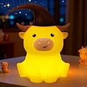 OkiyiD Highland Cow Lamp Dimmable Silicone Touch