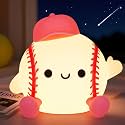 OkiyiD Softball Lamp Dimmable Silicone Touch Night