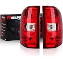 OKLPF Rear Brake Tail Lights Compatible With 07-14 Chevy Silverado