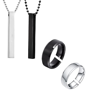 okos men39s fashion jewellery solid spear point arrowhead pendant necklace with chain for boys and men pd1000875