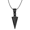 Okos Men's Fashion Jewellery Solid Spear Point Arrowhead Pendant Necklace With Chain For Boys and Men PD1000875