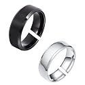 Okos Men's Jewellery Trendy Solid Polish Finish Stainless Steel Band Style Ring Crafted For Boys and Men FR1000968
