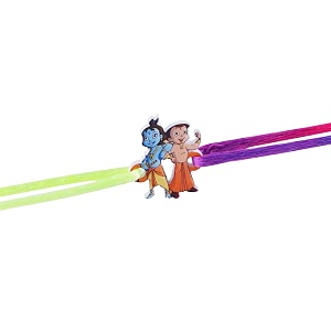 okos okostrendy cartoon characters delicate rakshabandhan rakhis for kids with multi color adjustable cotton thread cute and dearest bhaibhaiyabrother