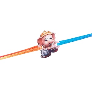 okos okostrendy cartoon characters delicate rakshabandhan rakhis for kids with multi color adjustable cotton thread cute and dearest bhaibhaiyabrother