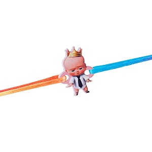 okos okostrendy cartoon characters delicate rakshabandhan rakhis for kids with multi color adjustable cotton thread cute and dearest bhaibhaiyabrother